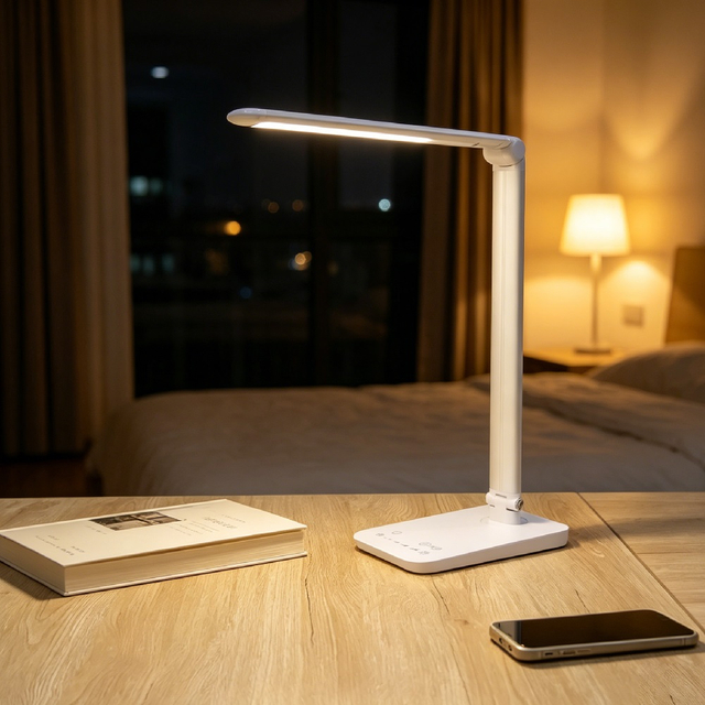 Foldable Desk Lamp with Delay Off Function