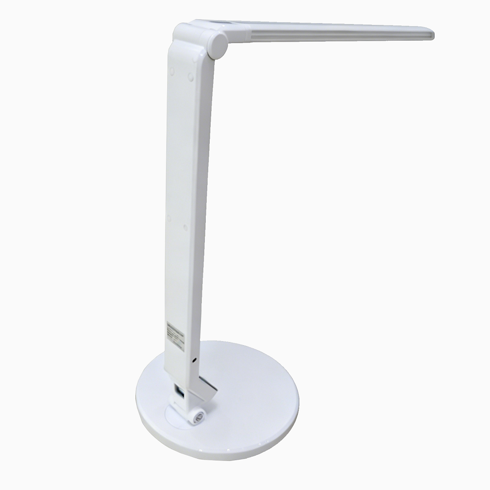 Foldable desk lamp with charging output