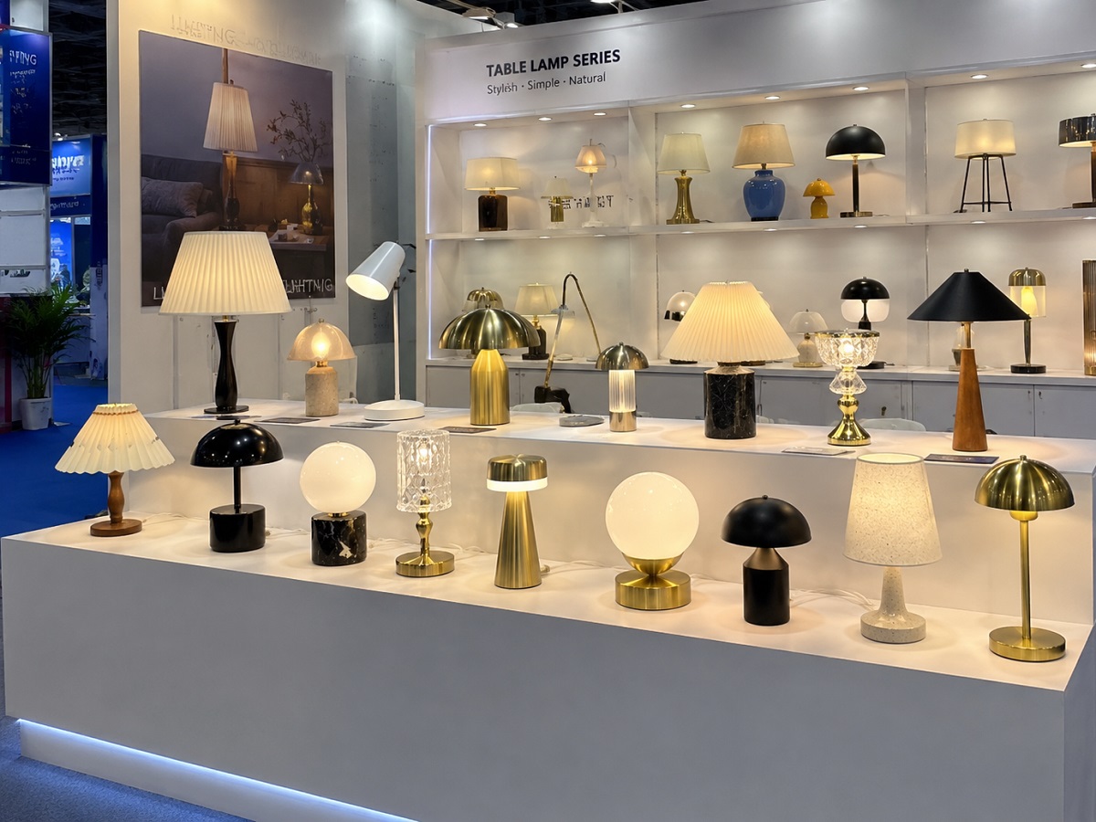 Main Appearance Materials and Craft Standards for Modern Table Lamp Manufacturing