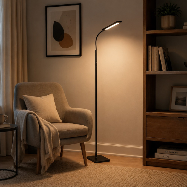 Dimmable Flexible Gooseneck Floor Lamp
